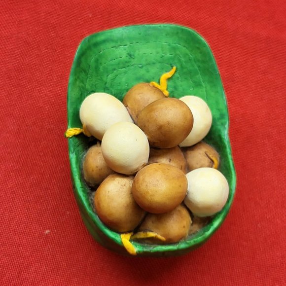 Schmid Cackleberries Figurine Ball Cap With Chicken Eggs RFD America Lowell Davi - Picture 4 of 10